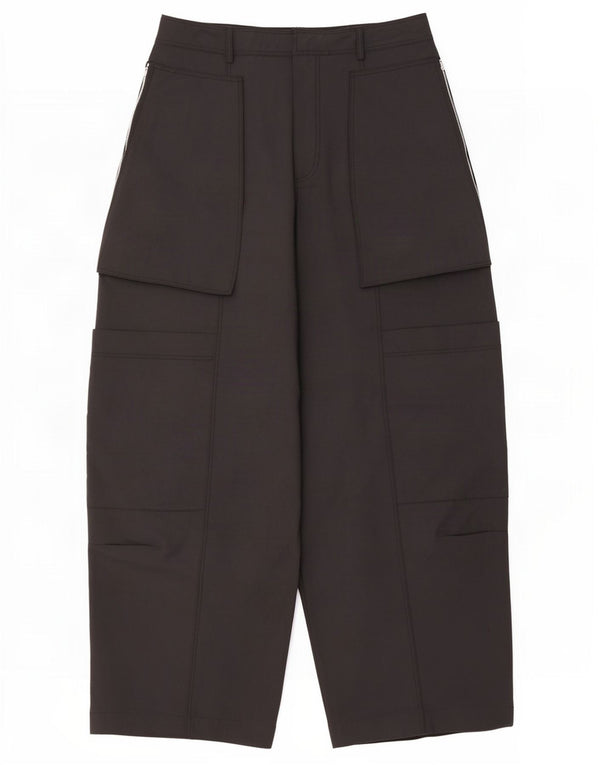 Zara Pantalon cargo fuselé taille haute pour femme Medium W28 L28 Noir