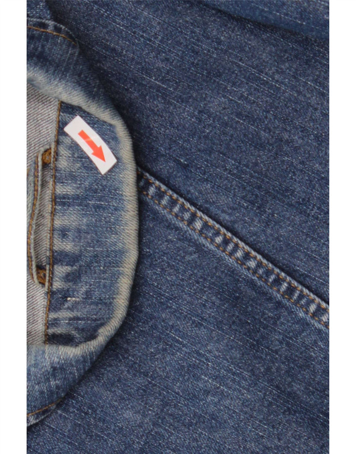 Wrangler Veste en jean pour homme UK 40 Grand coton bleu