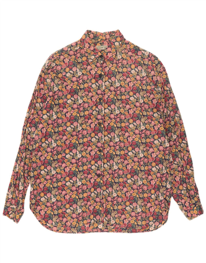Blouse chemise femme vintage IT 44 Medium Multicolore Floral