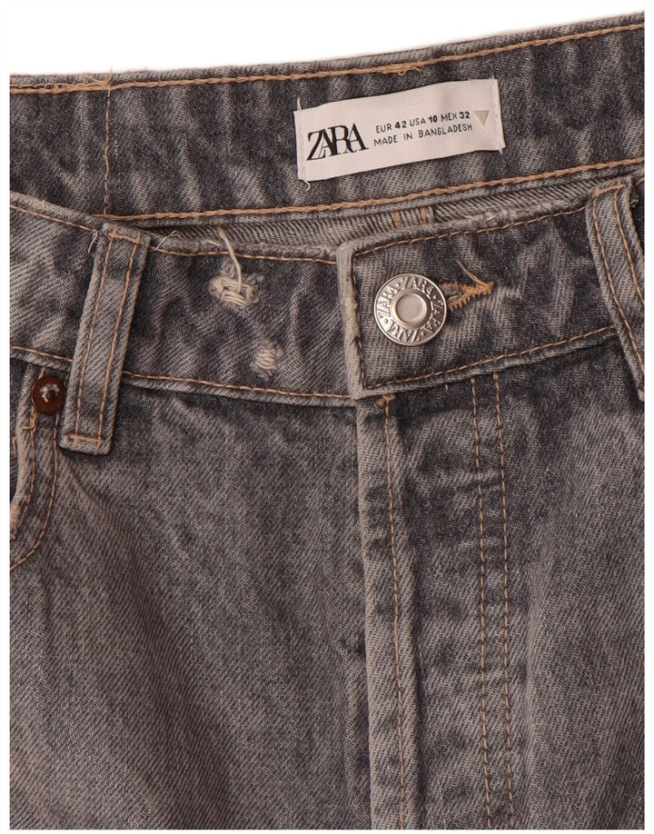 Zara Jean droit femme EU 42 Large W32 L27 Gris