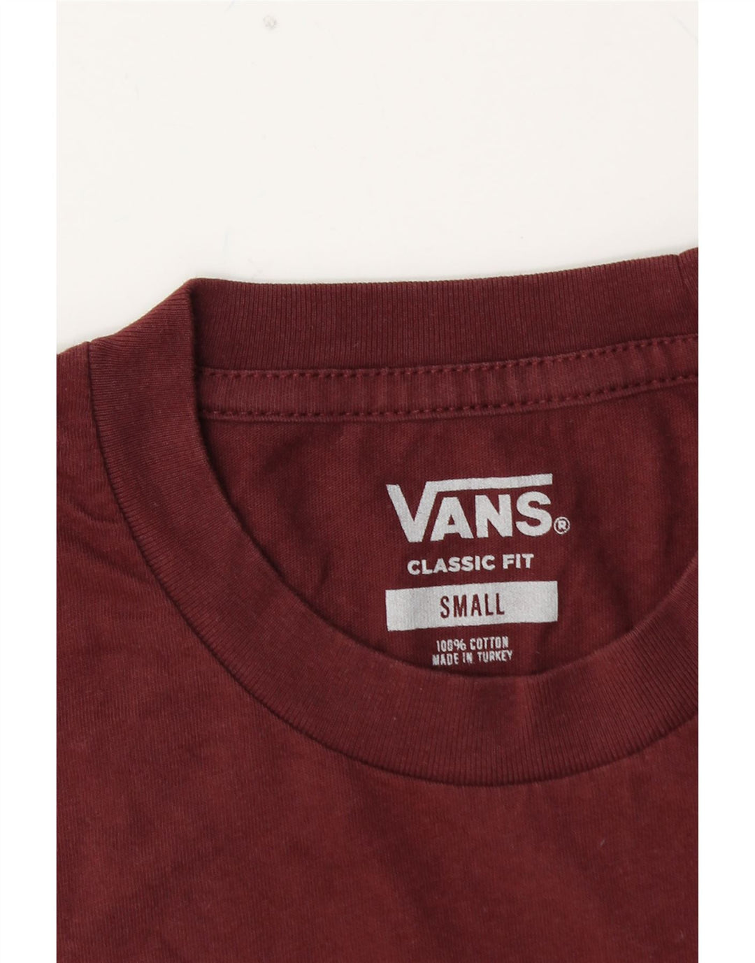 VANS T-shirt coupe classique pour homme en coton marron petit