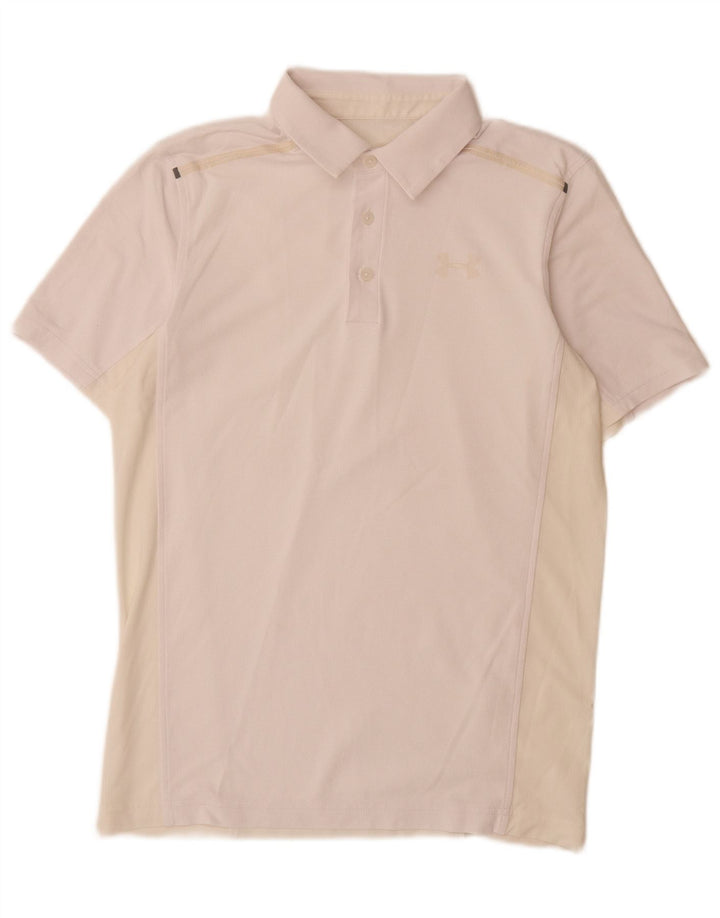 UNDER ARMOUR Polo Homme Rose Moyen Colourblock
