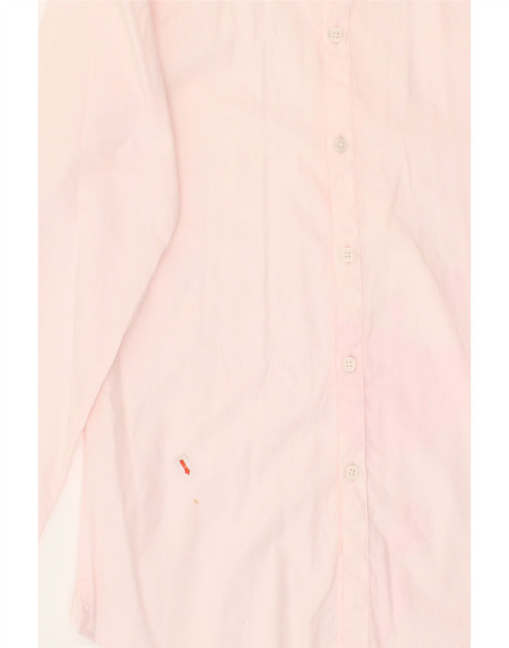 DKNY Mens Shirt Size 15 Medium Pink Cotton Vintage Dkny and Second-Hand Dkny from Messina Hembry 