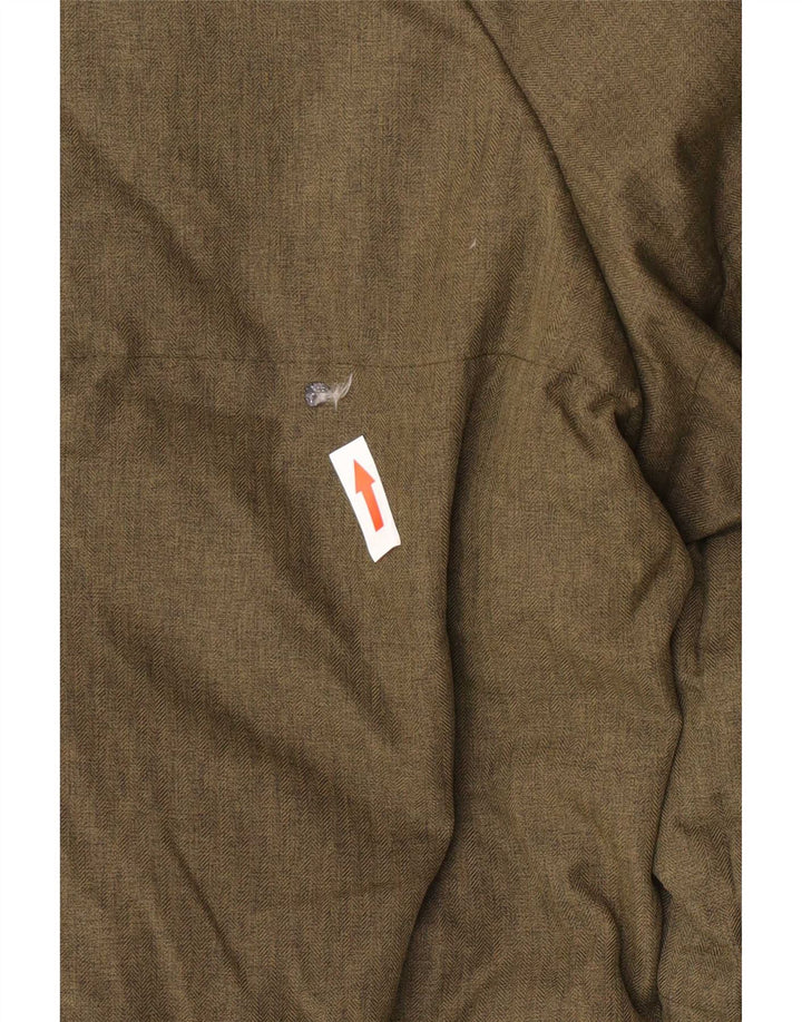 Fred Perry Veste matelassée à capuche pour homme UK 38 Kaki moyen