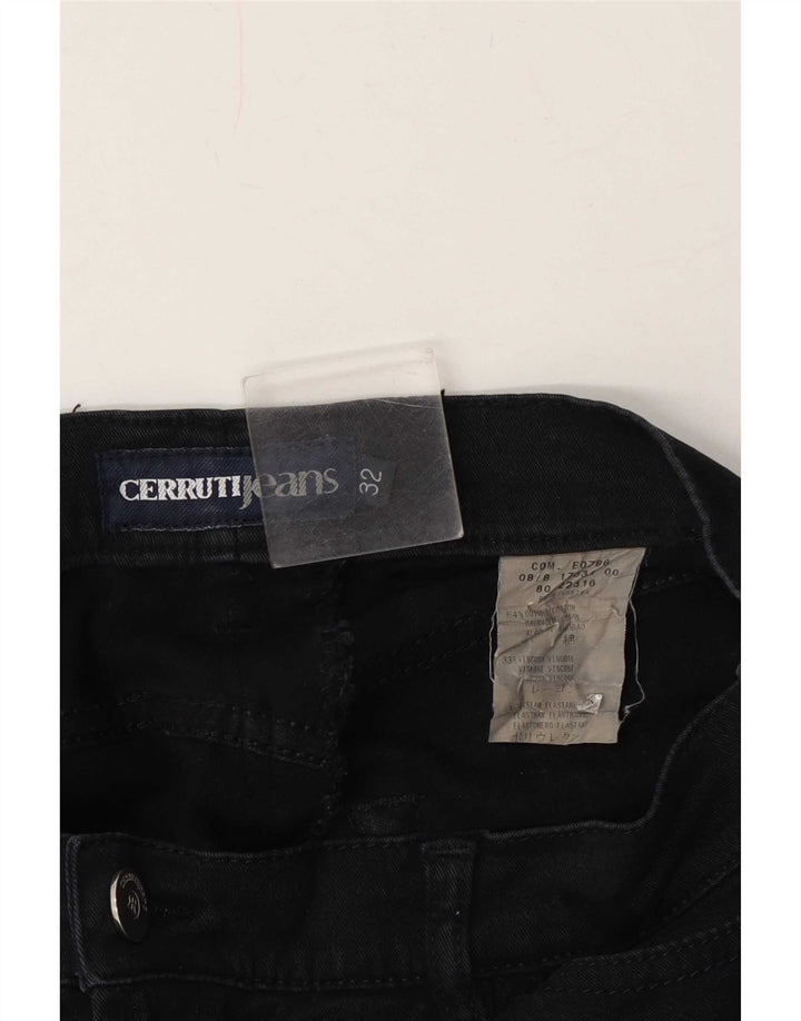 Cerruti 1881 Jean Bootcut Femme W32 L29 Bleu Marine Coton