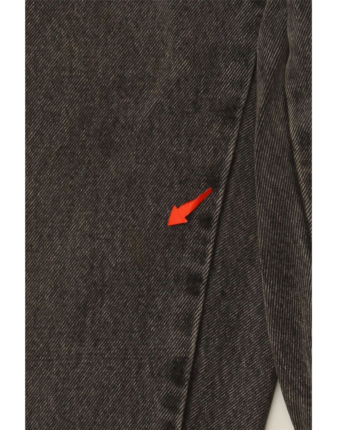 VINTAGE Jean fuselé femme W32 L30 Gris