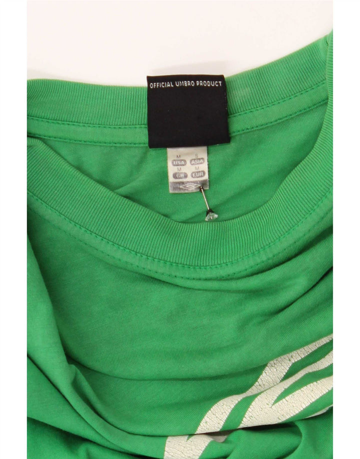 Umbro T-Shirt Graphique Homme Vert Moyen Coton