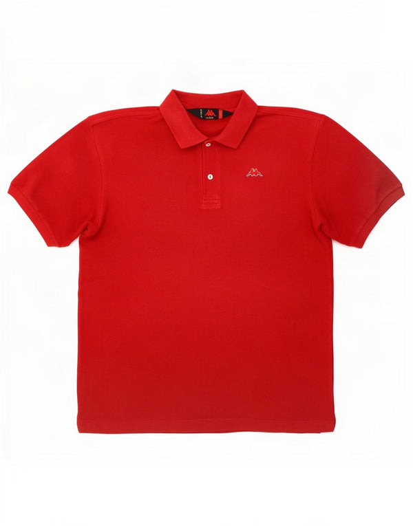 Kappa Polo Homme Grand Rouge Coton
