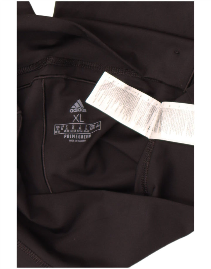 Adidas Leggings Femme UK 20/22 XL Noir Polyester