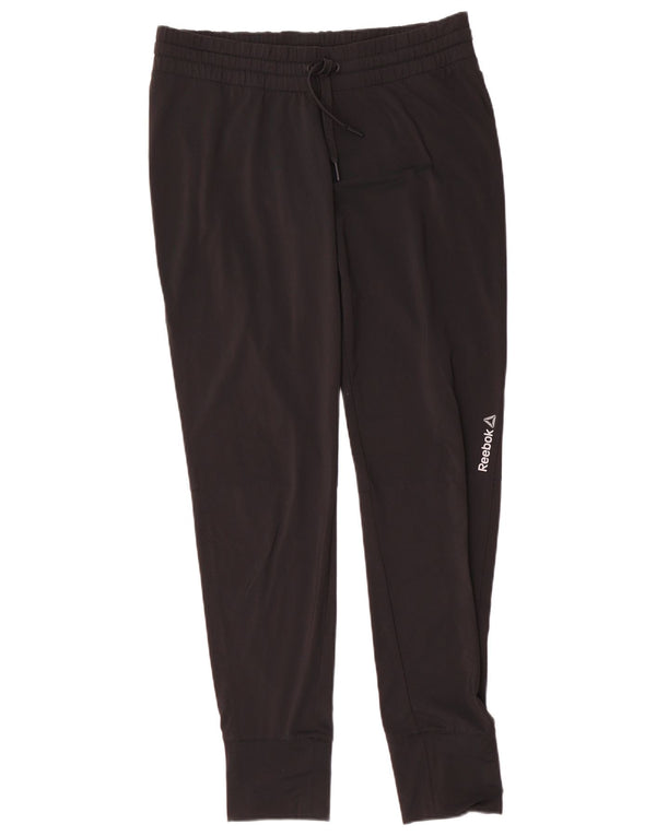 Reebok Pantalon de survêtement graphique pour femme Taille 44/48 Noir moyen
