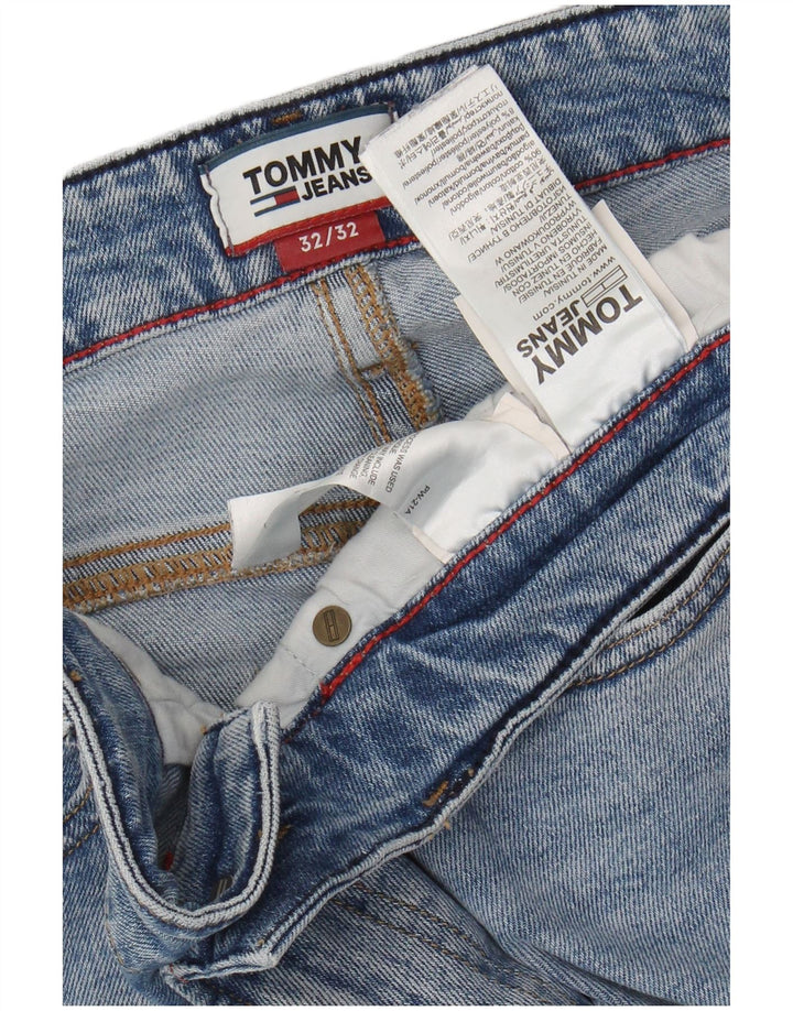 TOMMY HILFIGER Jean Slim Homme W32 L32 Bleu Coton