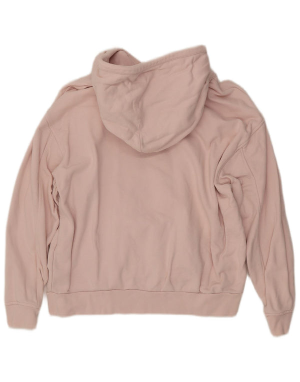 LEVI'S Pull à capuche surdimensionné pour femme UK 10 Petit coton rose