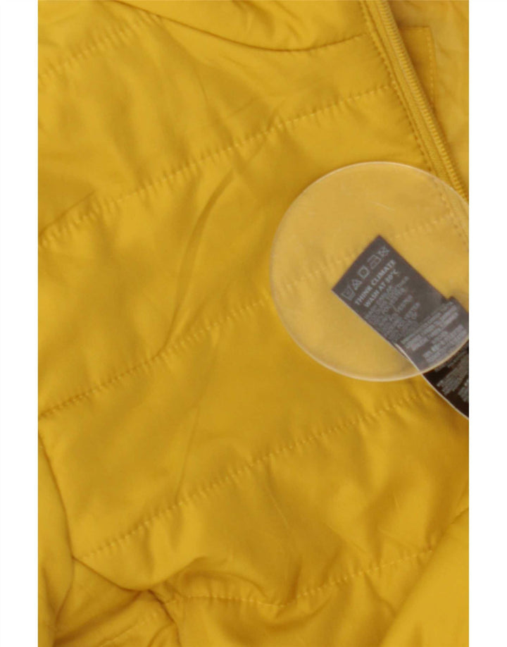 Marks & Spencer Veste matelassée pour femme UK 10 Small Jaune Polyester