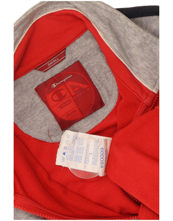 CHAMPION Veste de Survêtement Homme Petit Rouge Colorblock Coton