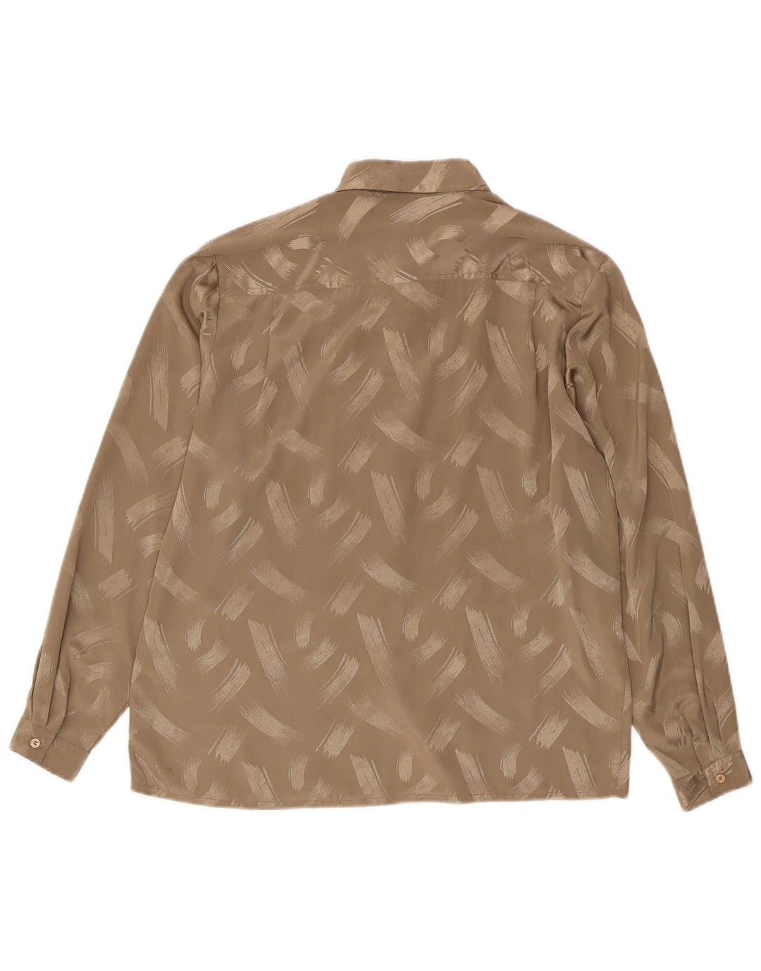 Rafaella Chemisier à motif abstrait pour femme US 10 Large Marron Polyester