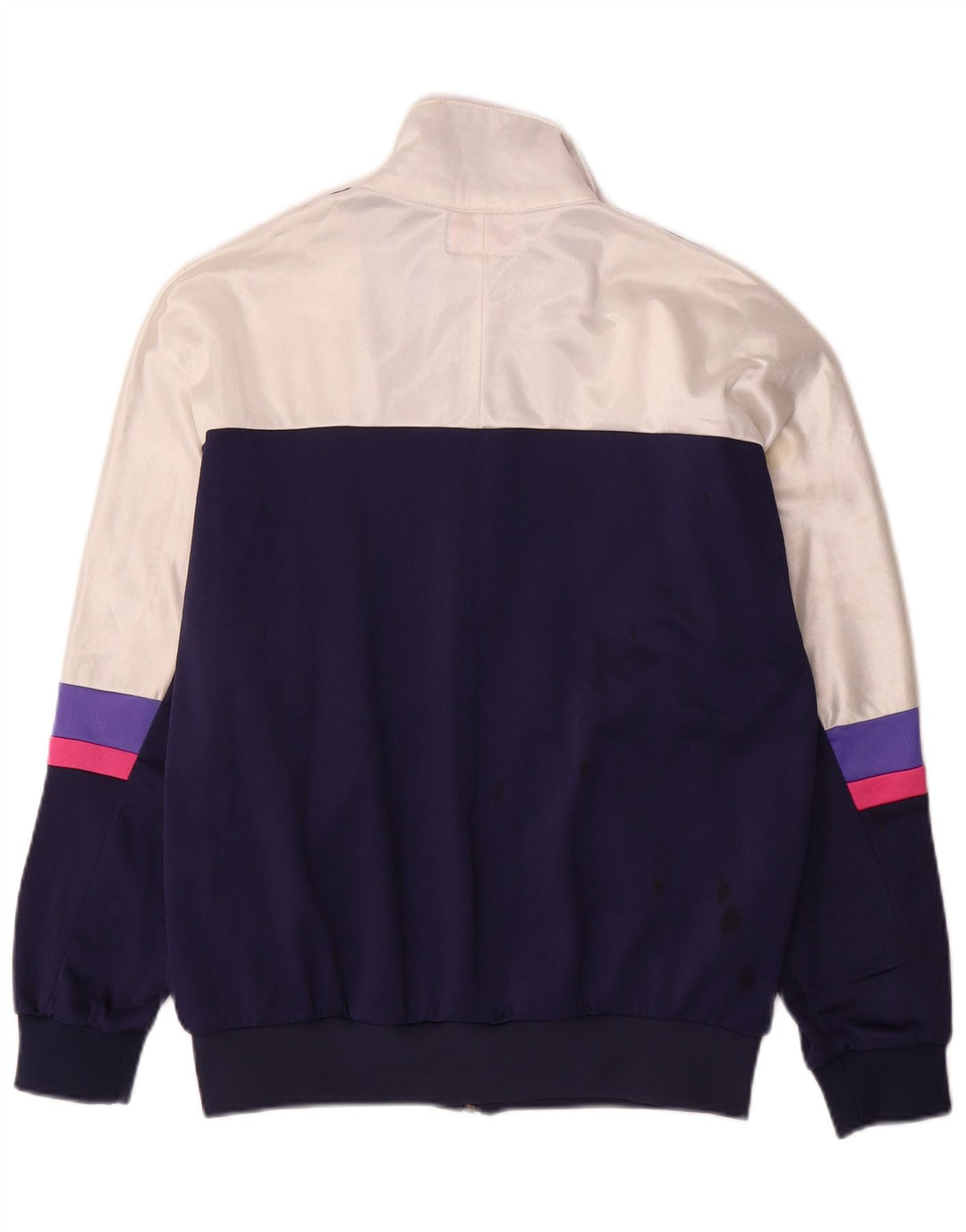 ASICS Veste de survêtement graphique pour femme IT 48 XL Blanc Colourblock