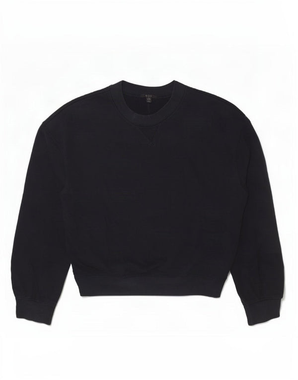 Cos Sweat-shirt surdimensionné pour femme UK 10 Petit coton noir