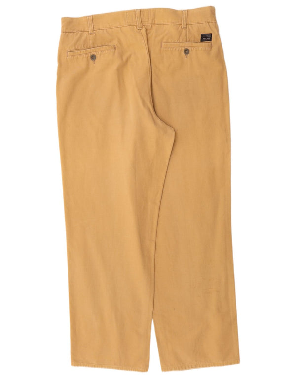 Mash Pantalon Chino Droit Homme IT 50 Large W36 L28 Coton Beige
