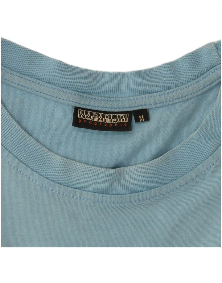 NAPAPIJRI Tee-Shirt Geographic Homme Bleu Moyen