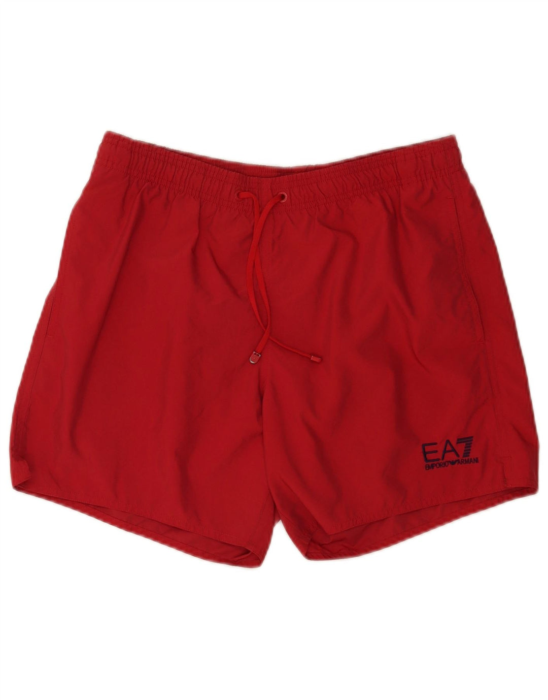 Emporio Armani Short de Bain Homme IT 48 Rouge Moyen Polyester