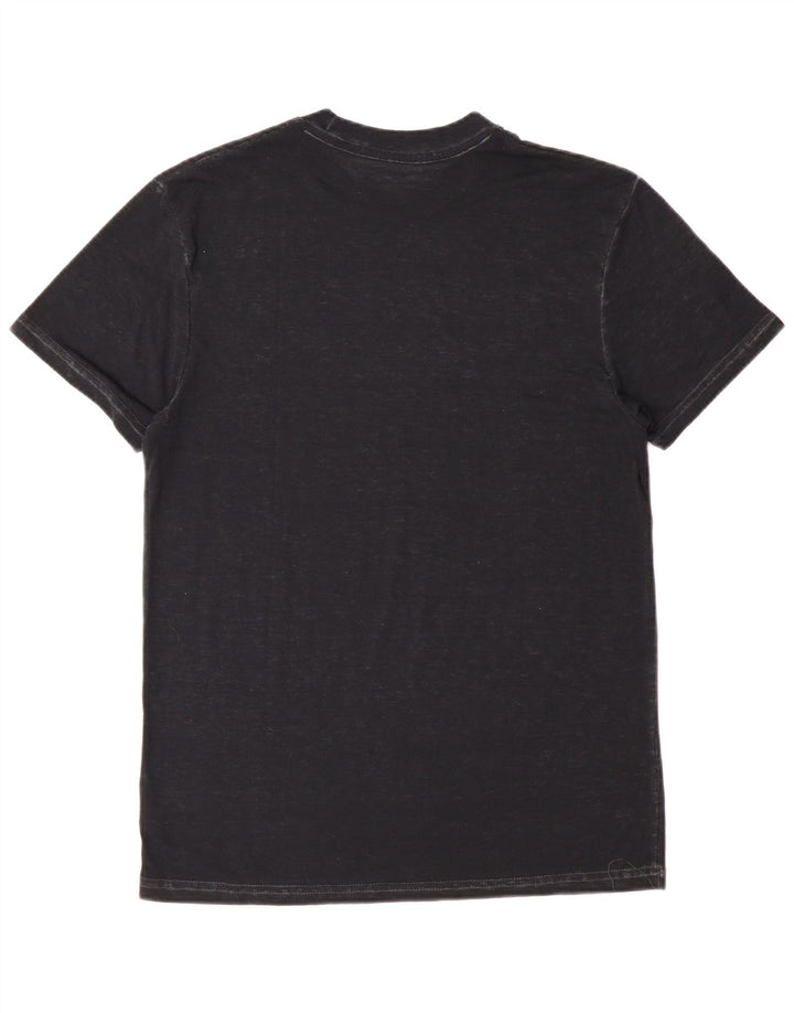 Hard Rock Cafe Amsterdam T-shirt graphique pour homme en coton noir moyen