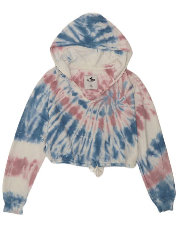 Hollister Pull à capuche surdimensionné pour femme UK 6 XS Coton multicolore