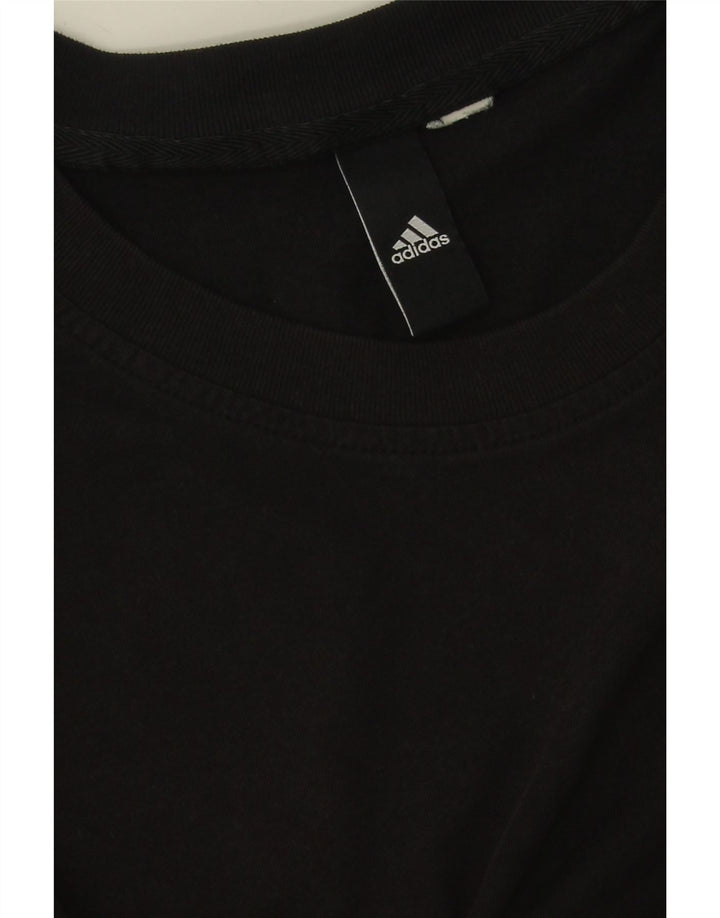 ADIDAS Mens T-Shirt Top 2XL Black Vintage Adidas and Second-Hand Adidas from Messina Hembry 