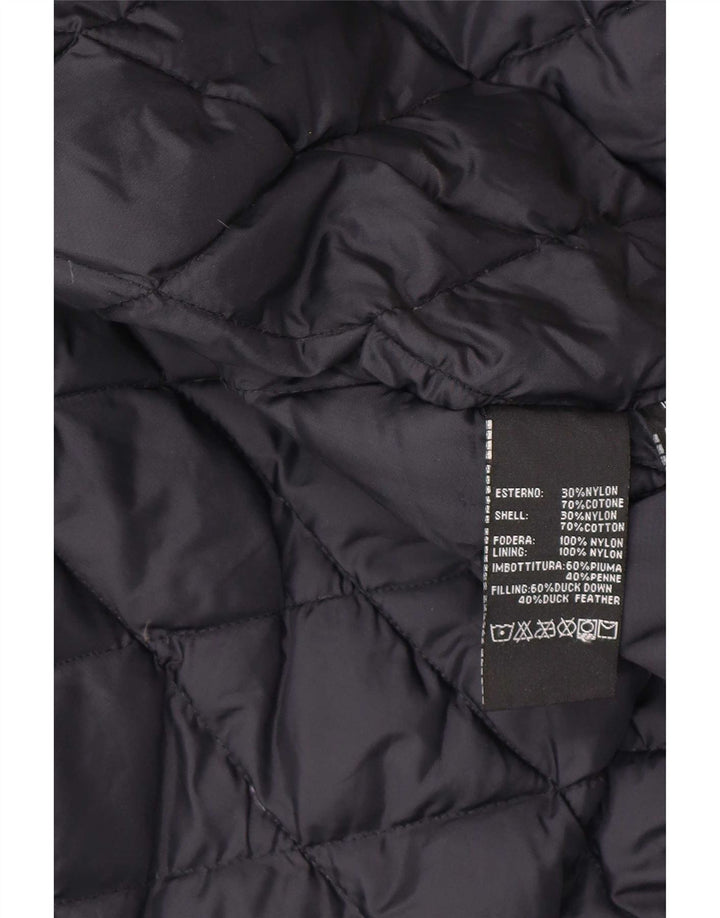 Refrigue Veste Bomber Homme UK 42 XL Bleu Marine Coton