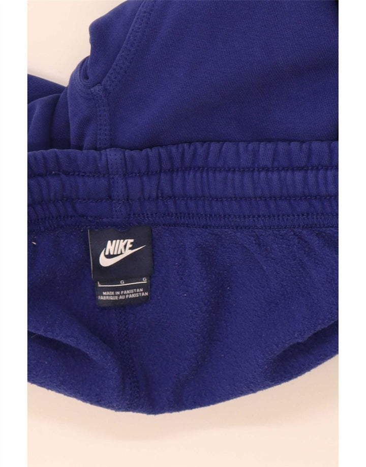Nike Pantalon de survêtement pour homme en coton bleu Taille L