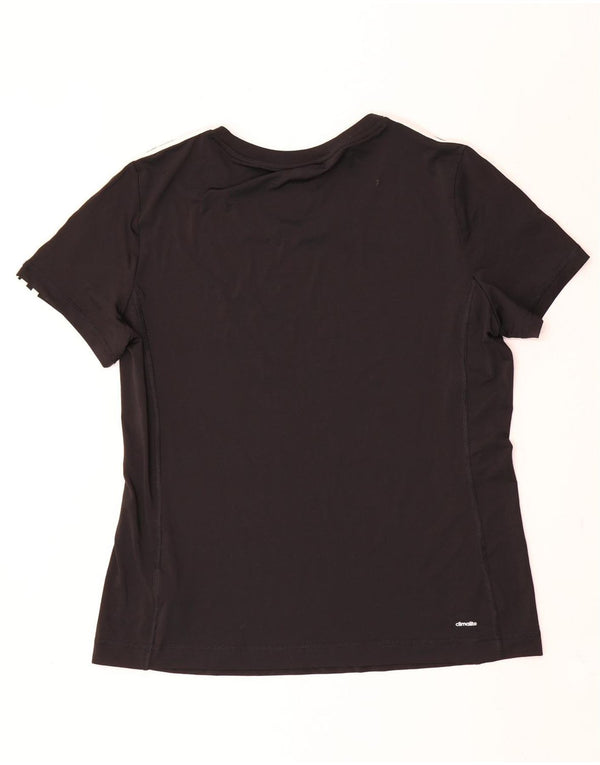 Adidas Climalite T-Shirt Top UK 20/22 XL Noir Polyester