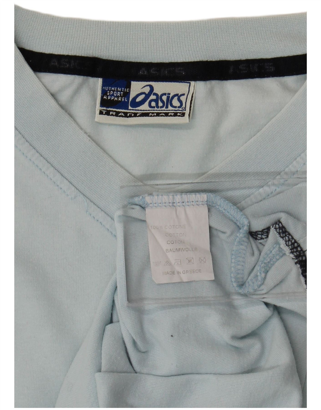 Asics T-Shirt Homme Top 2XL Bleu Coton