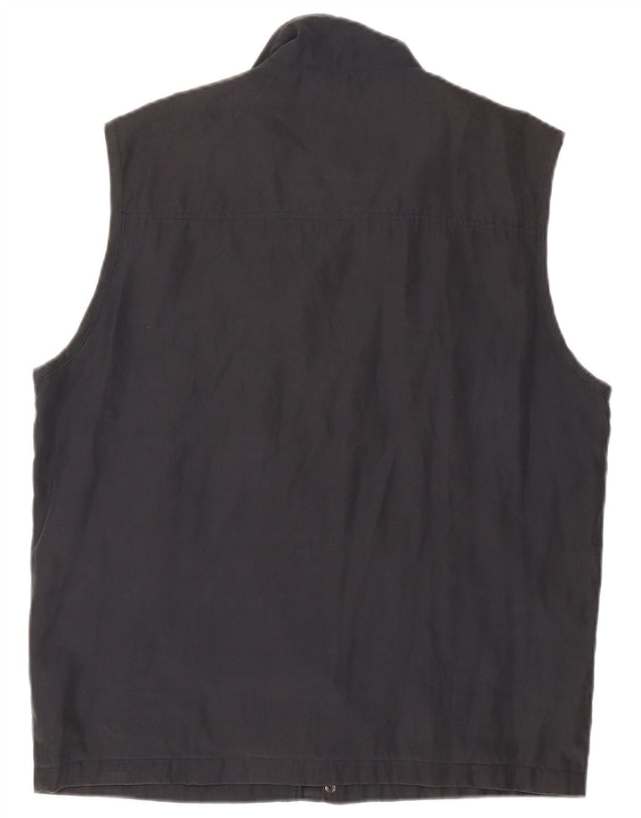 Wampum Gilet utilitaire pour homme UK 42 XL Noir Polyester
