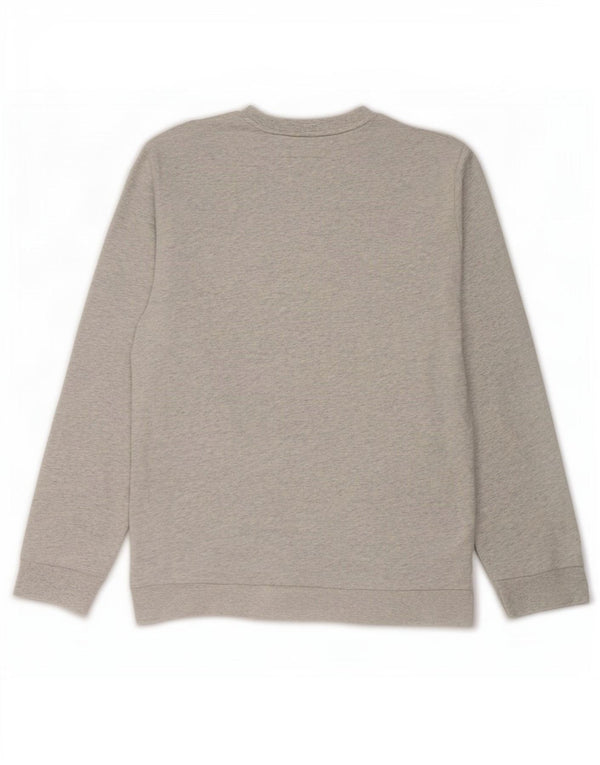 Polo Ralph Lauren Sweat-shirt graphique pour hommes en coton moucheté gris grand