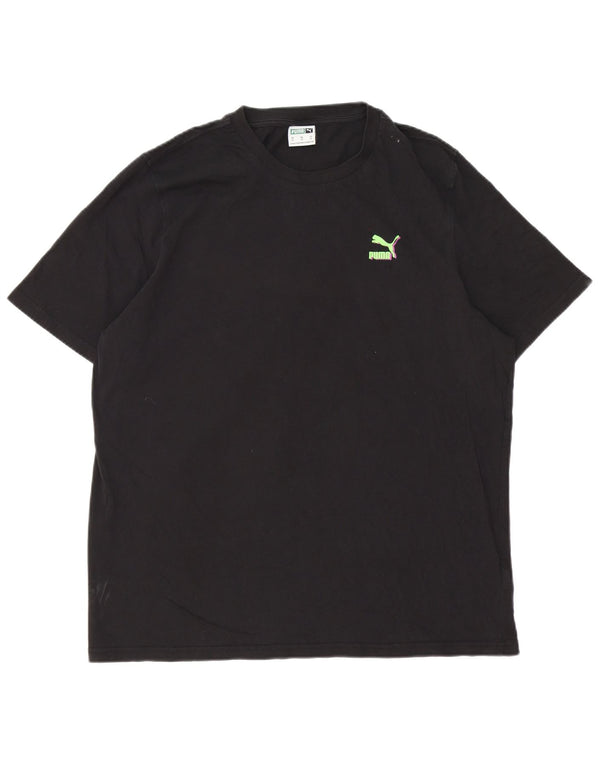 Puma T-Shirt Graphique Top XL Homme Noir Coton
