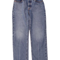 Levi's Femme 501 Jean droit W26 L30 Bleu Coton Années 90
