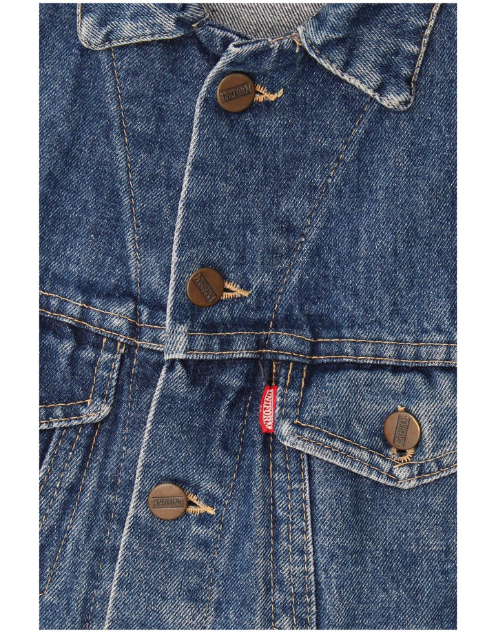Uniform Gilet en jean pour homme UK 36 Petit Bleu