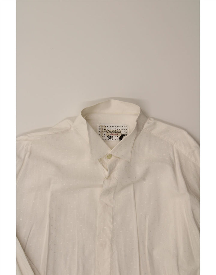 VINTAGE Mens Formal Shirt XL White Vintage Vintage and Second-Hand Vintage from Messina Hembry 
