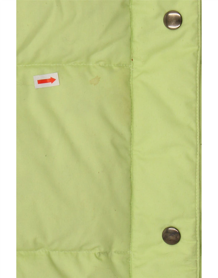 ELHO Womens Oversized Hooded Padded Jacket IT 46 Large Green Polyester Vintage Elho and Second-Hand Elho from Messina Hembry 