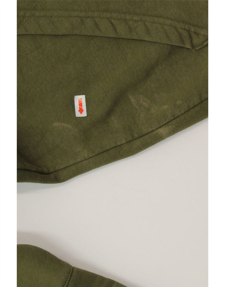 ADIDAS Pull à capuche graphique pour homme XS en coton color block kaki