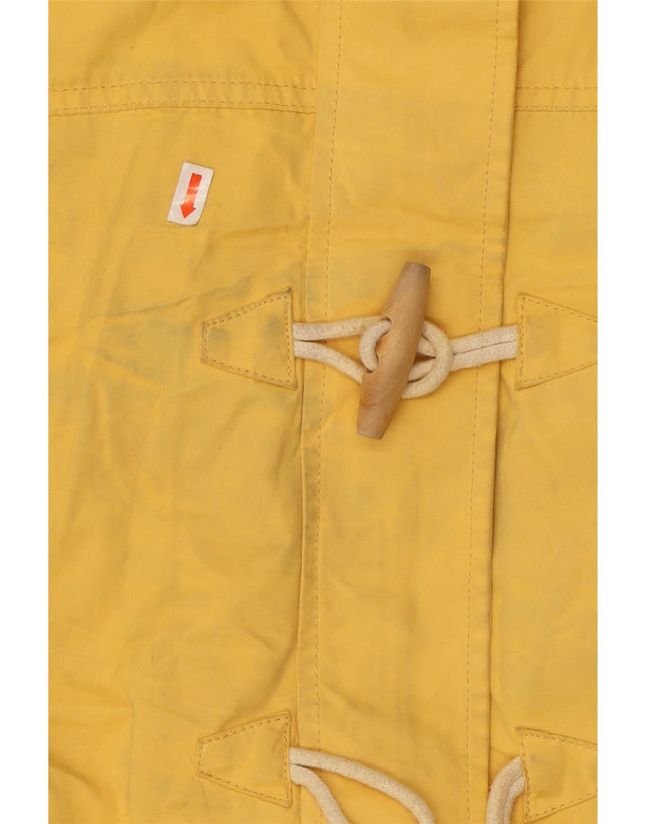 Fat Face Veste utilitaire à capuche pour femme UK 12 Jaune moyen Polyester