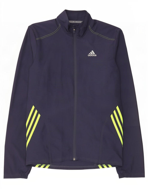 Adidas Veste de survêtement pour homme Petit bleu marine Polyester
