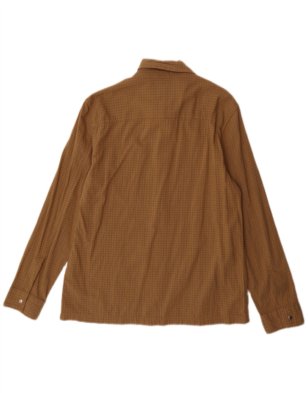 Marks & Spencer Chemise Surchemise Homme Marron Moyen Carreaux Coton