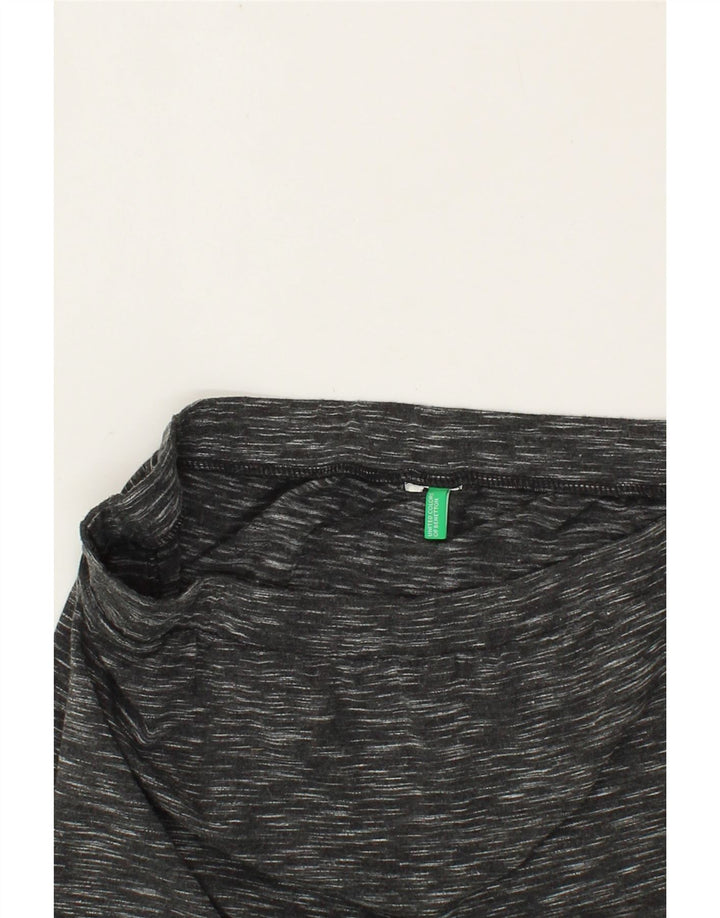BENETTON Womens Pencil Skirt W36 XL Grey Flecked Vintage Benetton and Second-Hand Benetton from Messina Hembry 
