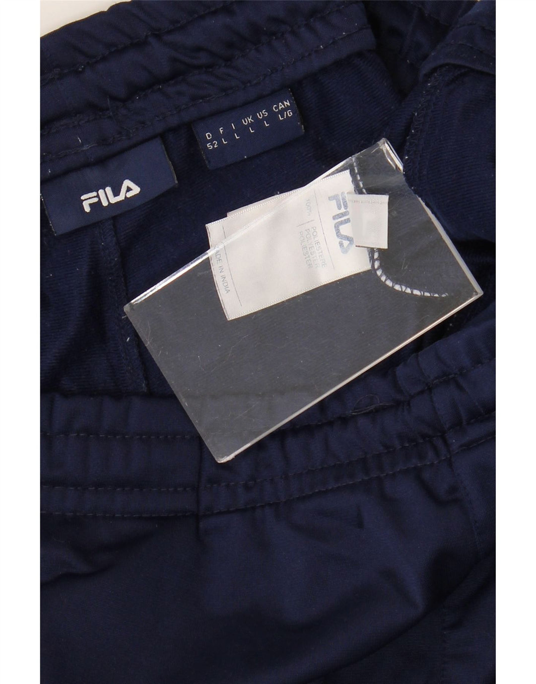 Fila Pantalon de Survêtement Homme Large Bleu Marine Colorblock Polyester
