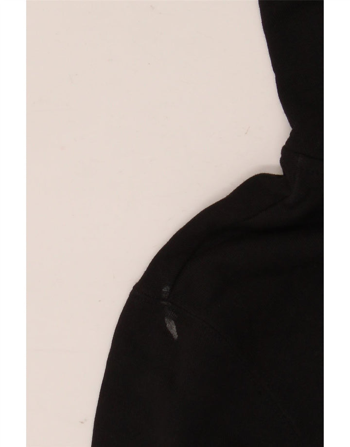 VINTAGE Pull à capuche graphique pour homme en coton noir moyen