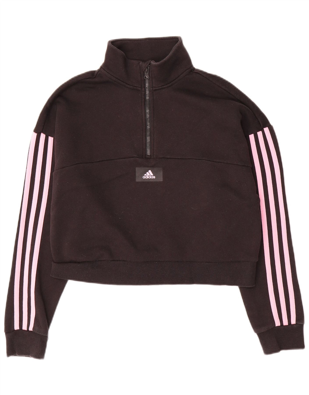 ADIDAS Sweat-shirt court coupe ample pour fille 12-13 ans Noir Coton