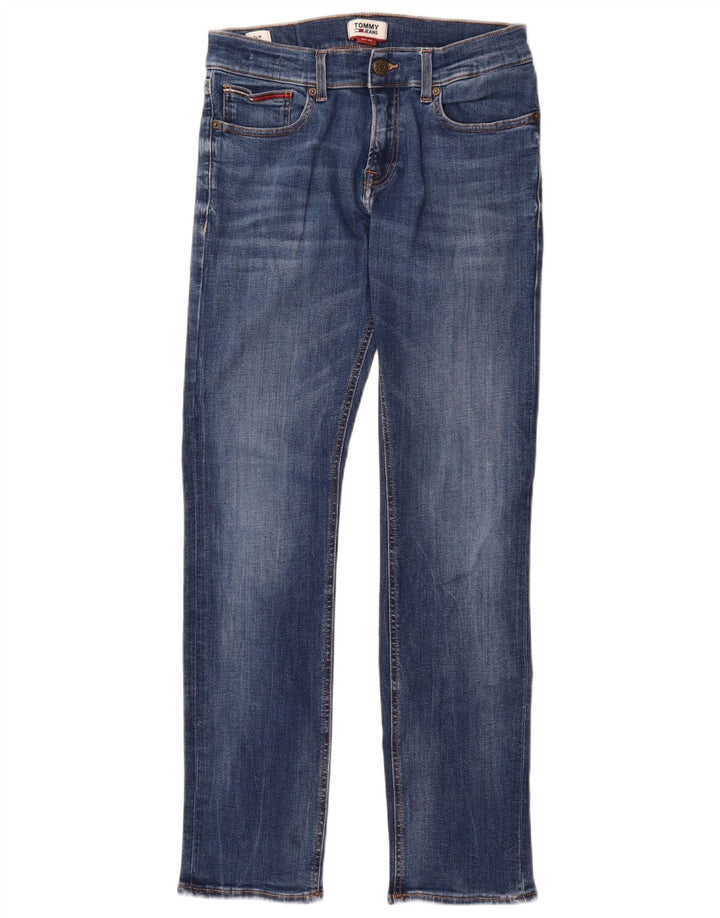 Tommy Hilfiger Jean Slim Homme W30 L32 Bleu Coton