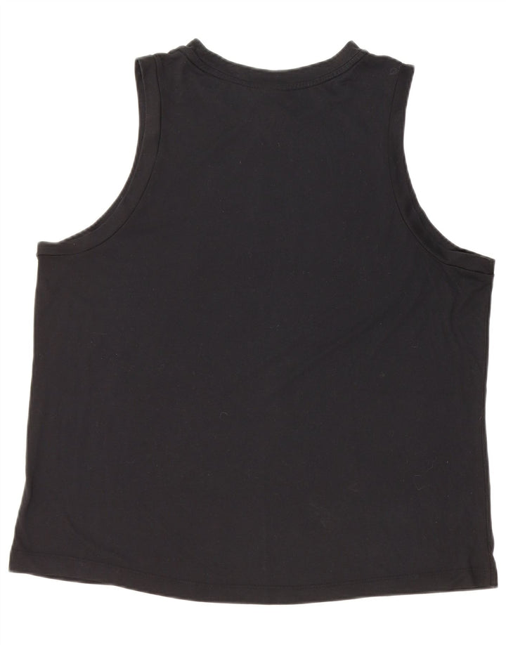 NIKE Débardeur graphique pour femme UK 16 Large Noir