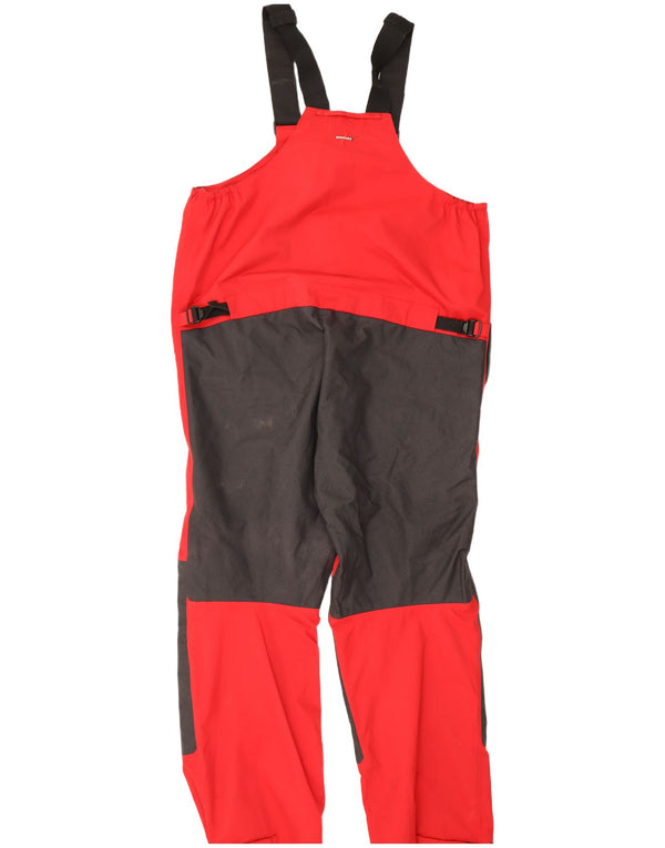 Musto Mens Performance Dungarees Pantalon De Ski XL Rouge Colorblock Nylon