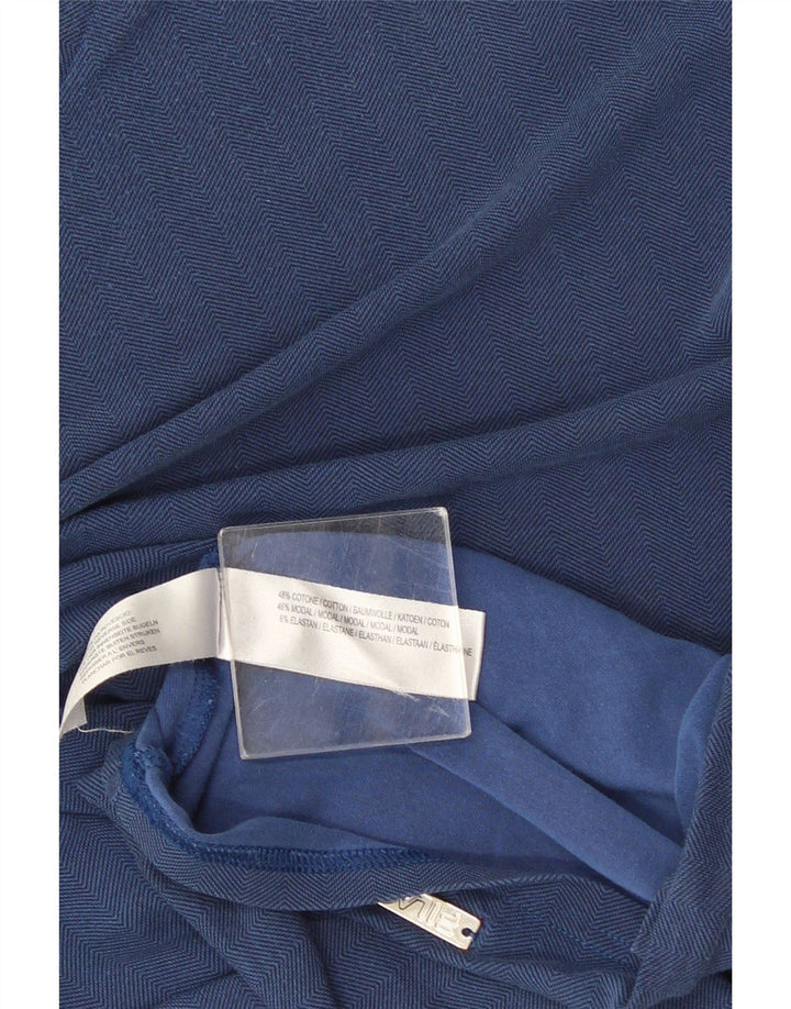 Fila T-Shirt Homme Top XL Bleu Chevrons Coton